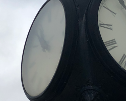 Franklin Lakes Street Clock Before 2