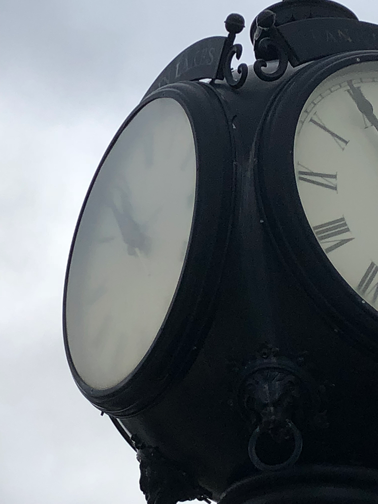 Franklin Lakes Street Clock Before 2