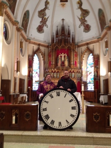 new_clock_dial_holy_family_church_union_city_nj