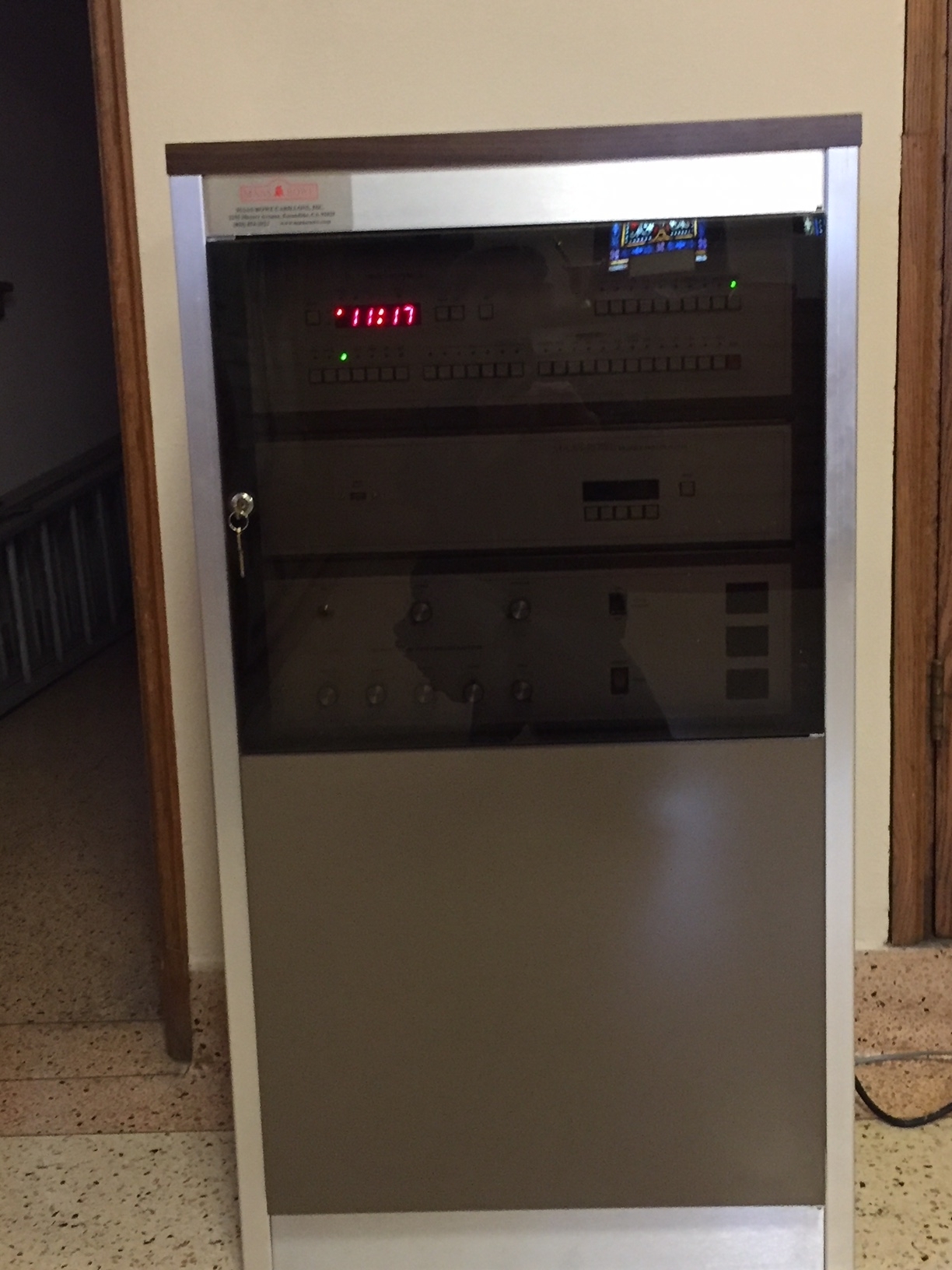 Maas-Rowe Carillon System in Cabinet