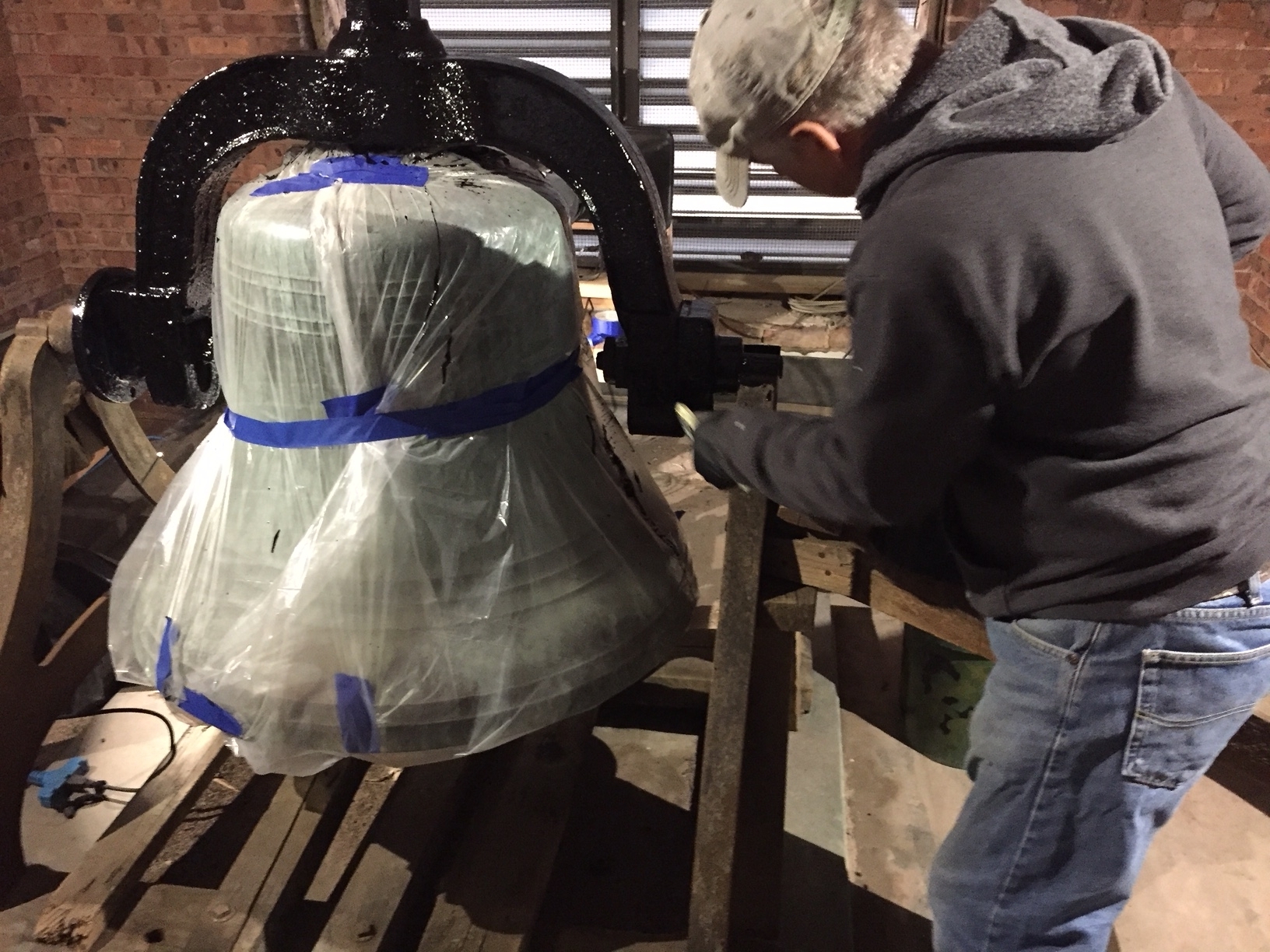 Sacred Heart Church New Bell Mounting